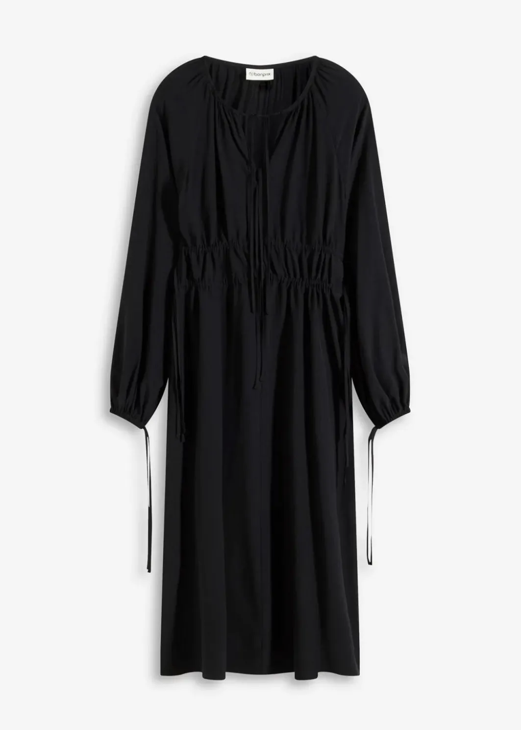 Clearance Tunika-Kleid aus fließendem Viskose-Mix Damen Kleider|Bekleidung·Pullover & Strickjacken