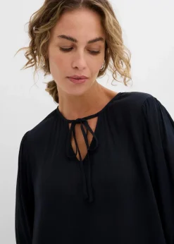 Damen bonprix Bekleidung·Pullover & Strickjacken|Kleider|Tunika-Kleid aus fließender Viskose