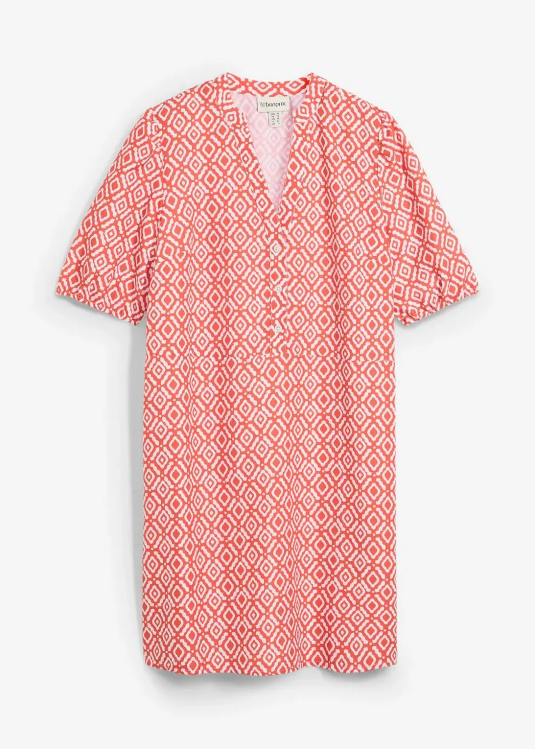 Damen bonprix Bekleidung·Pullover & Strickjacken|Kleider|Tunika-Kleid aus fließender Viskose