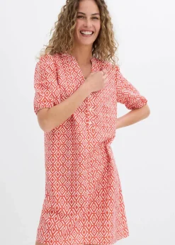 Damen bonprix Bekleidung·Pullover & Strickjacken|Kleider|Tunika-Kleid aus fließender Viskose