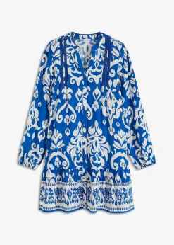 New Tunika-Kleid aus fließender Viskose Damen Nachhaltigere Materialien|Kleider
