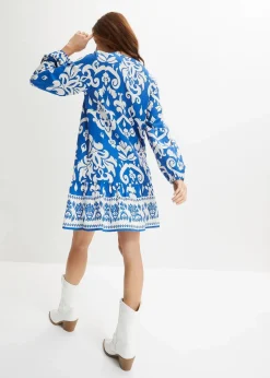 New Tunika-Kleid aus fließender Viskose Damen Nachhaltigere Materialien|Kleider