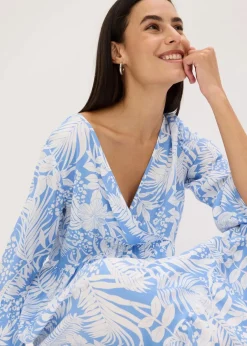 Damen bonprix Bekleidung·Pullover & Strickjacken|Kleider|Tunika-Kleid aus fließender Viskose