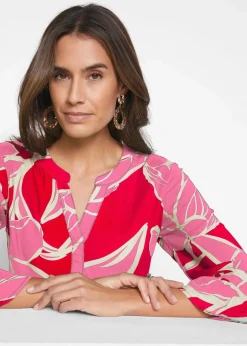 Damen bonprix Nachhaltigere Materialien|Kleider|Tunika-Kleid aus fließender Viskose