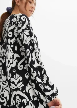 Damen bonprix Bekleidung·Pullover & Strickjacken|Kleider|Tunika-Kleid aus fließender Viskose