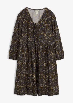 Damen bonprix Kleider|Bekleidung·Pullover & Strickjacken|Tunika-Kleid aus fließender Vikose