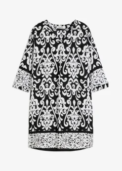 Sale Tunika-Kleid aus fließender Viskose Damen Nachhaltigere Materialien|Kleider