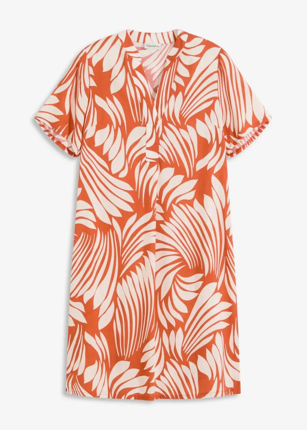 Clearance Tunika-Kleid aus fließender Viskose Damen Bekleidung·Pullover & Strickjacken|Kleider