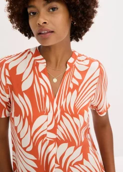 Clearance Tunika-Kleid aus fließender Viskose Damen Bekleidung·Pullover & Strickjacken|Kleider
