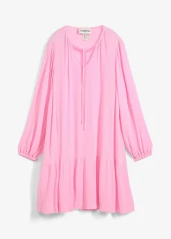 Online Tunika-Kleid aus fließender Viskose Damen Kleider|Bekleidung·Pullover & Strickjacken