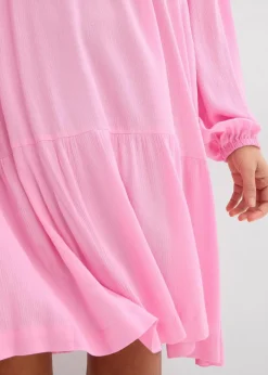 Online Tunika-Kleid aus fließender Viskose Damen Kleider|Bekleidung·Pullover & Strickjacken