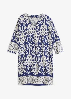 Hot Tunika-Kleid aus fließender Viskose Damen Bekleidung·Pullover & Strickjacken|Kleider