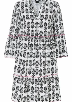 Damen bonprix Bekleidung·Pullover & Strickjacken|Kleider|Tunika-Kleid aus fließender Viskose