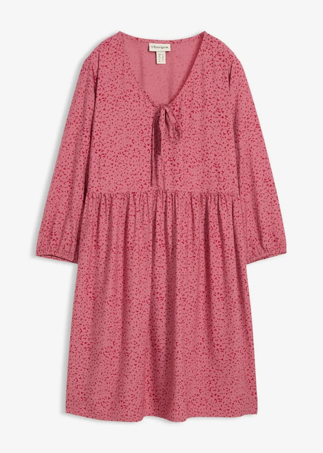 Tunika-Kleid aus fließender Vikose Damen Bekleidung·Pullover & Strickjacken|Kleider