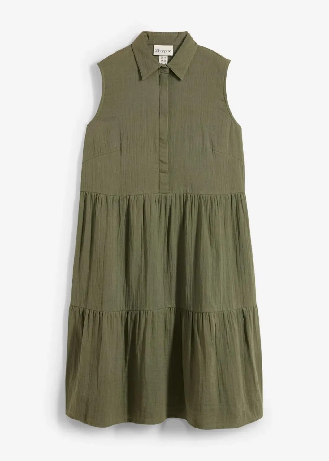 Damen bonprix Bekleidung·Pullover & Strickjacken|Kleider|Tunika-Kleid aus luftigem Musselin