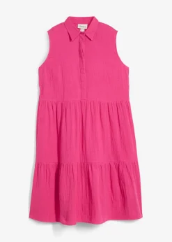 Hot Tunika-Kleid aus luftigem Musselin Damen Kleider|Bekleidung·Pullover & Strickjacken