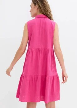 Hot Tunika-Kleid aus luftigem Musselin Damen Kleider|Bekleidung·Pullover & Strickjacken
