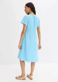 Damen bonprix Kleider|Bekleidung·Pullover & Strickjacken|Tunika-Kleid aus Musselin