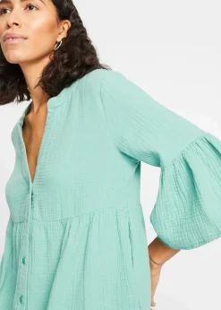 Damen bonprix Bekleidung·Pullover & Strickjacken|Kleider|Tunika-Kleid aus reiner Baumwolle