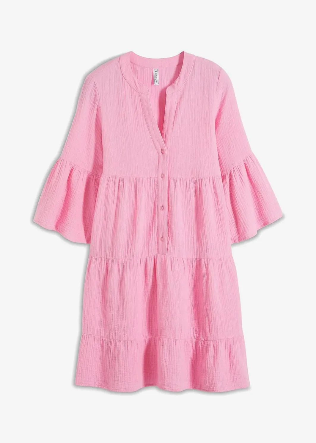 Outlet Tunika-Kleid aus reiner Baumwolle Damen Kleider|Bekleidung·Pullover & Strickjacken