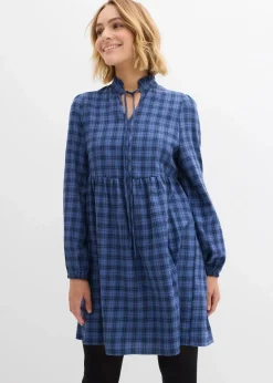 Damen bonprix Bekleidung·Pullover & Strickjacken|Kleider|Tunika-Kleid aus reiner Baumwolle