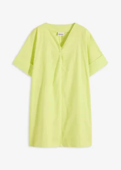 Damen bonprix Kleider|Bekleidung·Pullover & Strickjacken|Tunika-Kleid aus reiner Bio-Baumwolle
