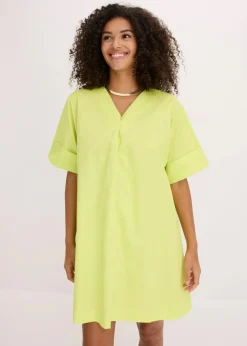 Damen bonprix Kleider|Bekleidung·Pullover & Strickjacken|Tunika-Kleid aus reiner Bio-Baumwolle