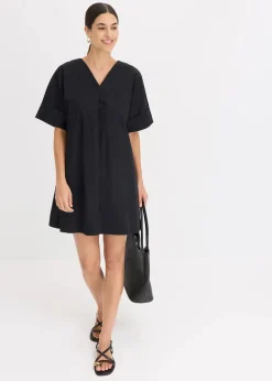 Online Tunika-Kleid aus reiner Bio-Baumwolle Damen Bekleidung·Pullover & Strickjacken|Kleider