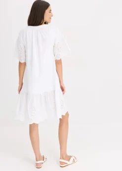 Damen bonprix Bekleidung·Pullover & Strickjacken|Kleider|Tunika-Kleid aus reiner Bio-Baumwolle