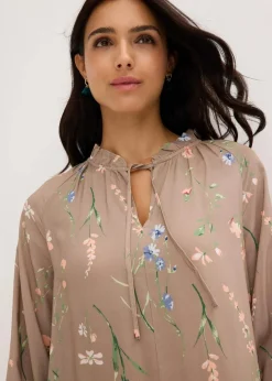 New Tunika-Kleid aus reiner Viskose Damen Kleider|Bekleidung·Pullover & Strickjacken