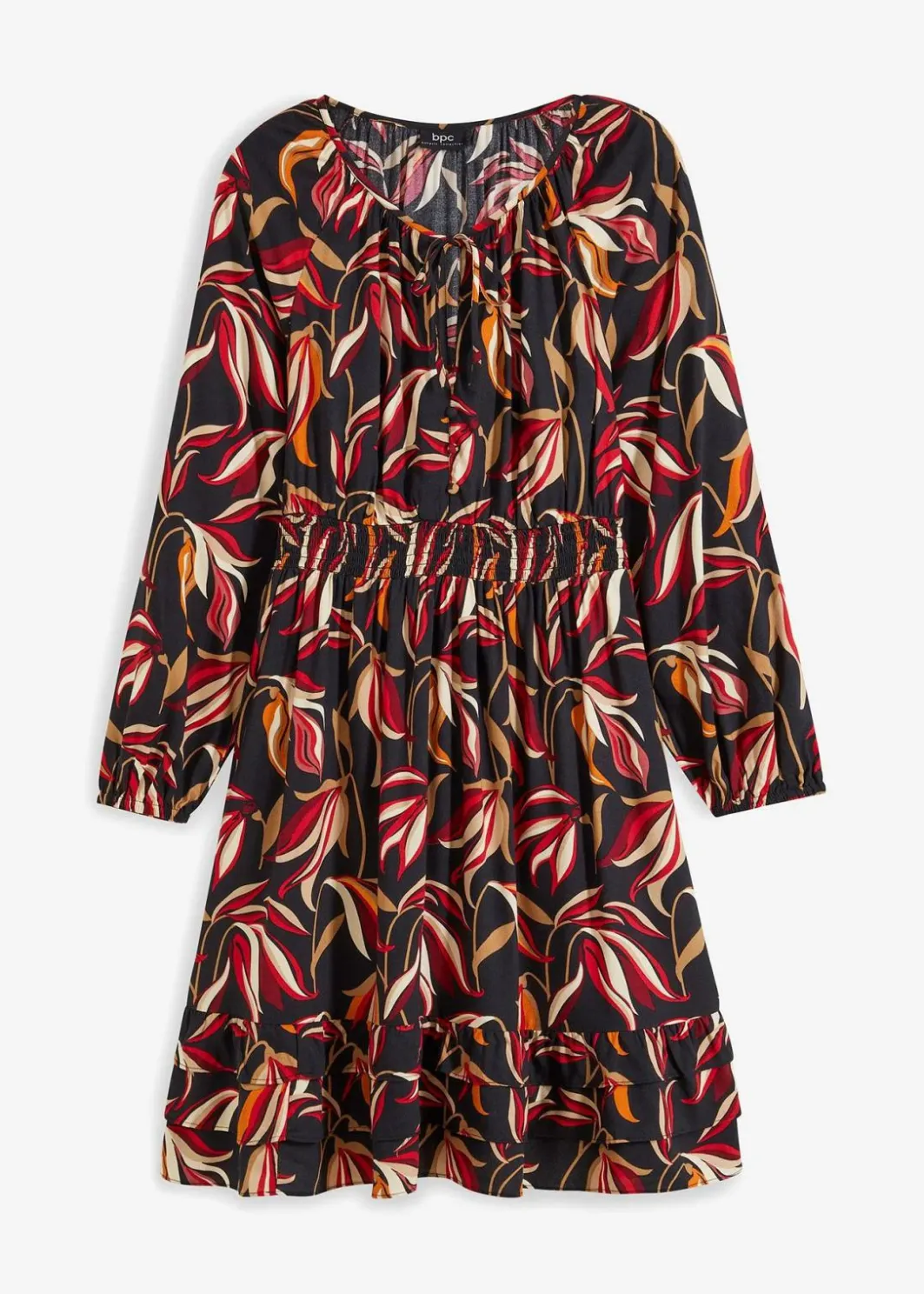 Damen bonprix Kleider|Bekleidung·Pullover & Strickjacken|Tunika-Kleid aus reiner Viskose