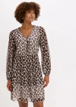 New Tunika-Kleid aus softem Mesh Damen Bekleidung·Pullover & Strickjacken|Kleider