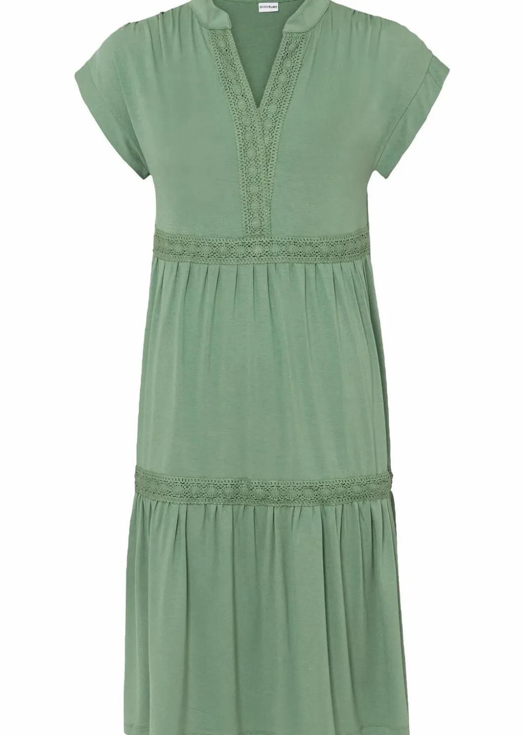 Damen bonprix Bekleidung·Pullover & Strickjacken|Kleider|Tunika-Kleid aus softem Viskose-Mix