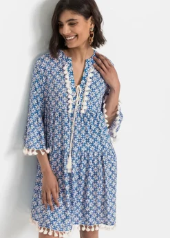Online Tunika-Kleid aus softer Viskose Damen Bekleidung·Pullover & Strickjacken|Kleider