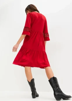Hot Tunika-Kleid aus softer Viskose Damen Nachhaltigere Materialien|Kleider