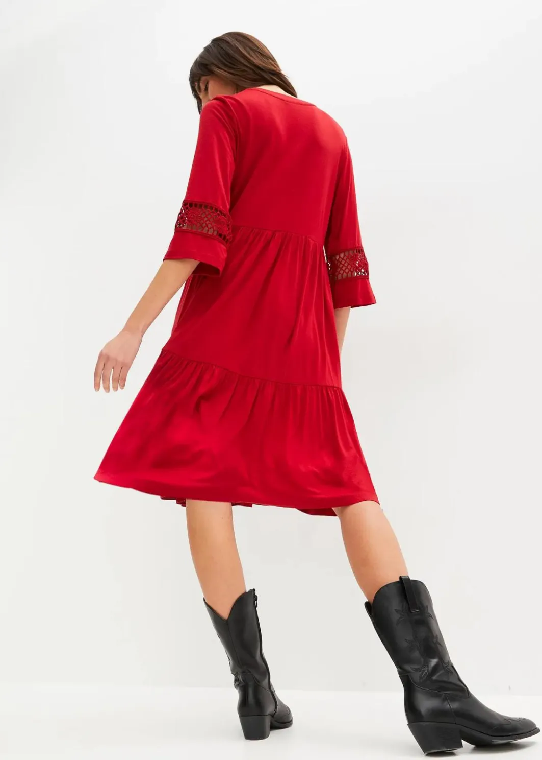 Hot Tunika-Kleid aus softer Viskose Damen Nachhaltigere Materialien|Kleider