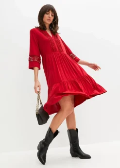 Hot Tunika-Kleid aus softer Viskose Damen Nachhaltigere Materialien|Kleider