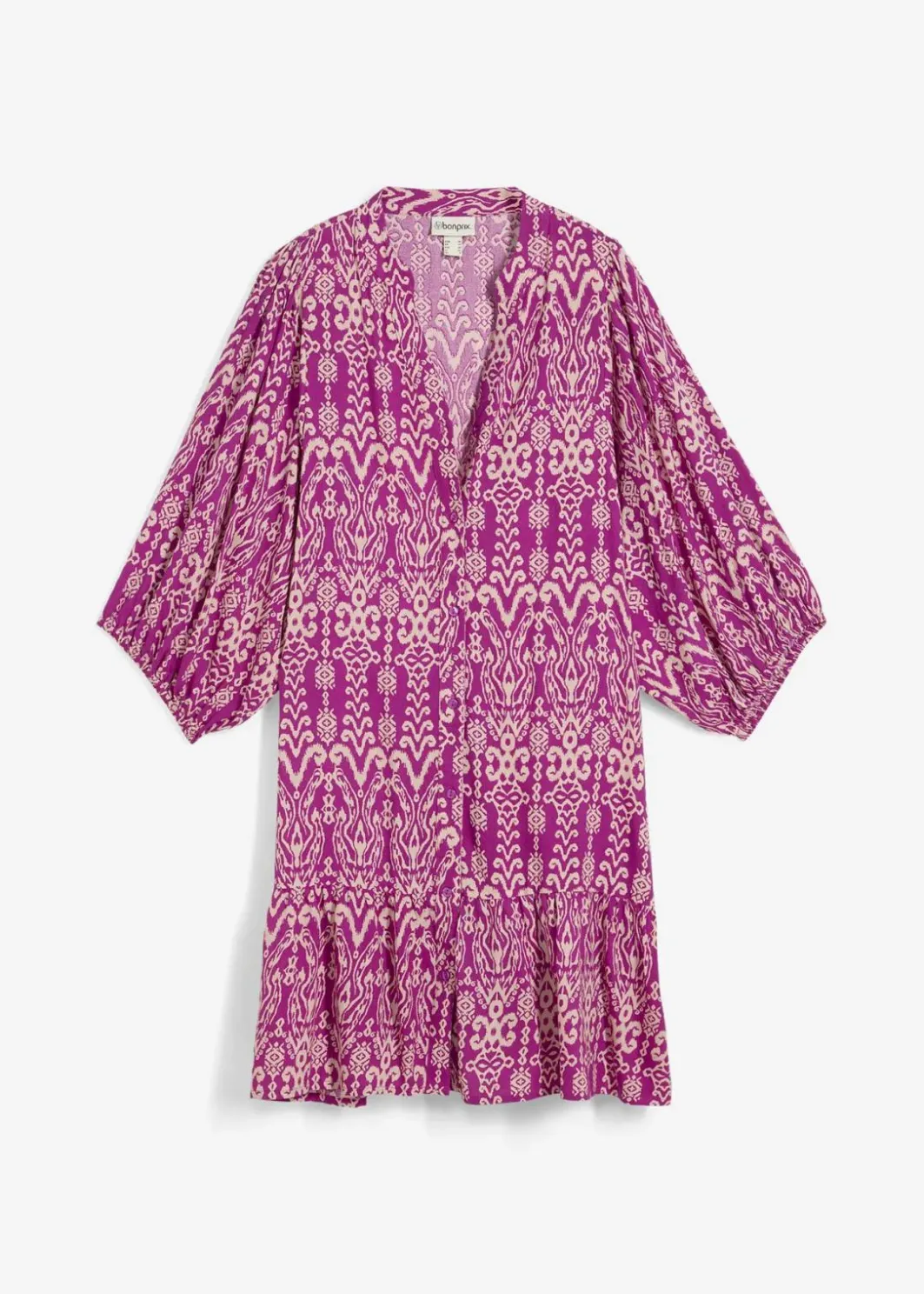 New Tunika-Kleid aus softer Viskose Damen Kleider|Bekleidung·Pullover & Strickjacken
