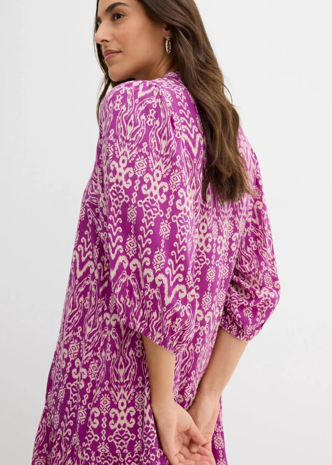 New Tunika-Kleid aus softer Viskose Damen Kleider|Bekleidung·Pullover & Strickjacken
