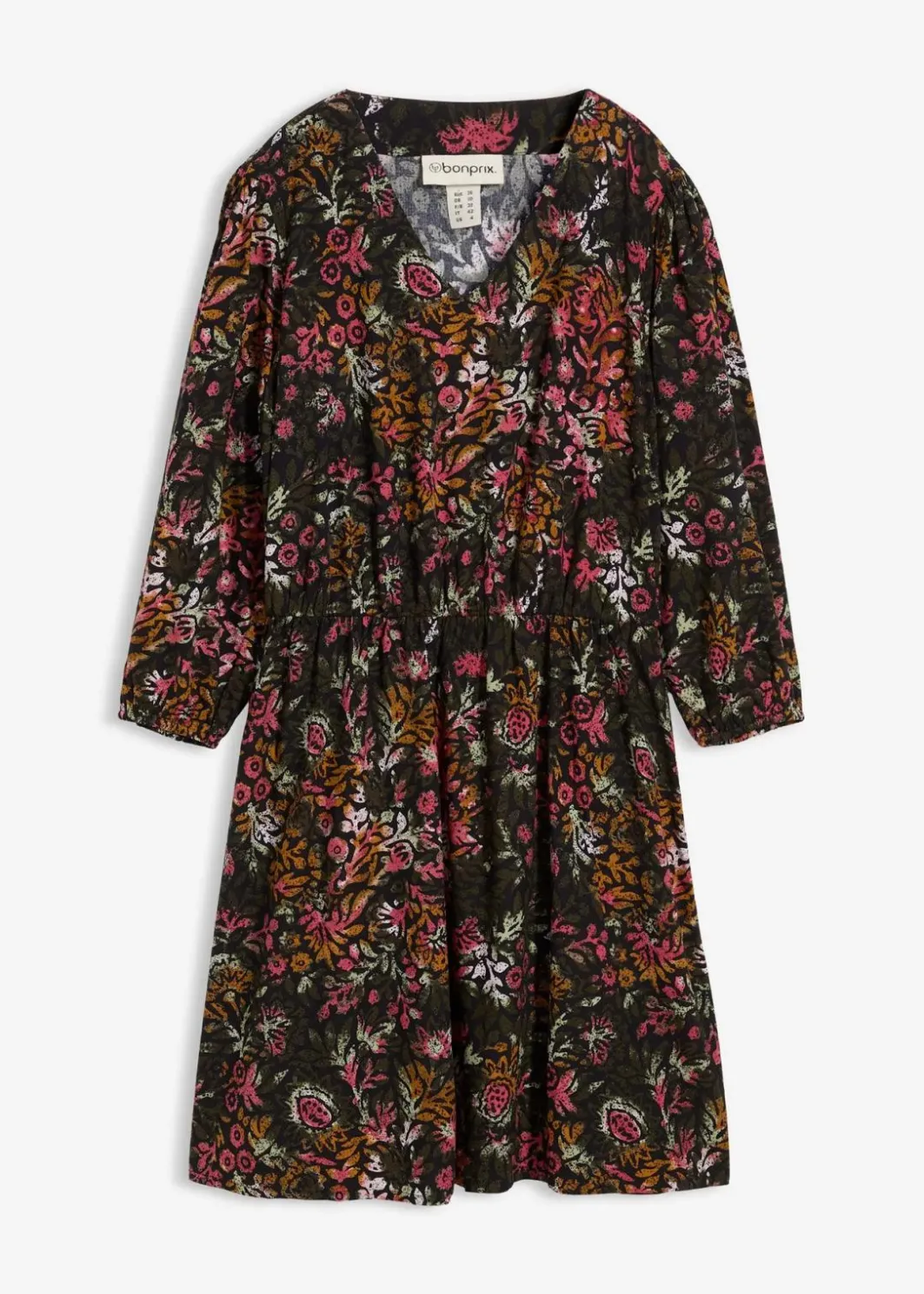 Damen bonprix Bekleidung·Pullover & Strickjacken|Kleider|Tunika-Kleid aus softer Viskose