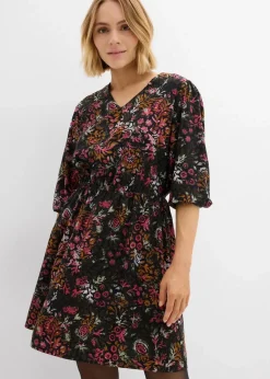 Damen bonprix Bekleidung·Pullover & Strickjacken|Kleider|Tunika-Kleid aus softer Viskose