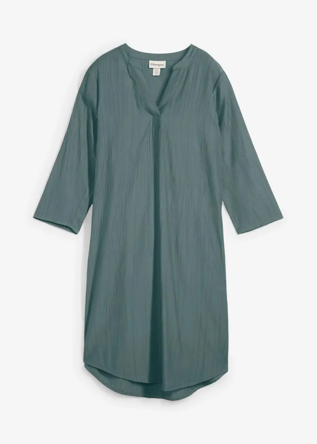Damen bonprix Bekleidung·Pullover & Strickjacken|Tunika-Kleid aus Viskose-Mix mit Struktur Effekt