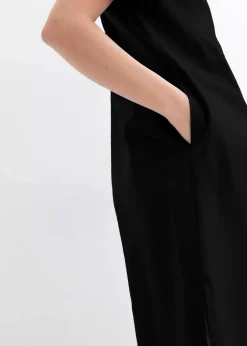 Sale Tunika-Kleid mit Taschen aus Leinen-Baumwoll-Mix Damen Kleider|Bekleidung·Pullover & Strickjacken