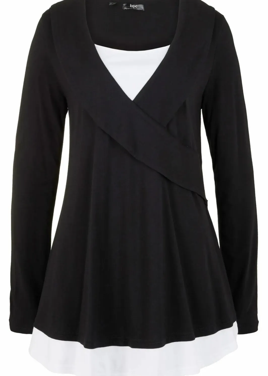 Damen bonprix Shirts & Tops|Nachhaltigere Materialien|Tunika-Shirt aus Baumwoll-Viskose-Mix