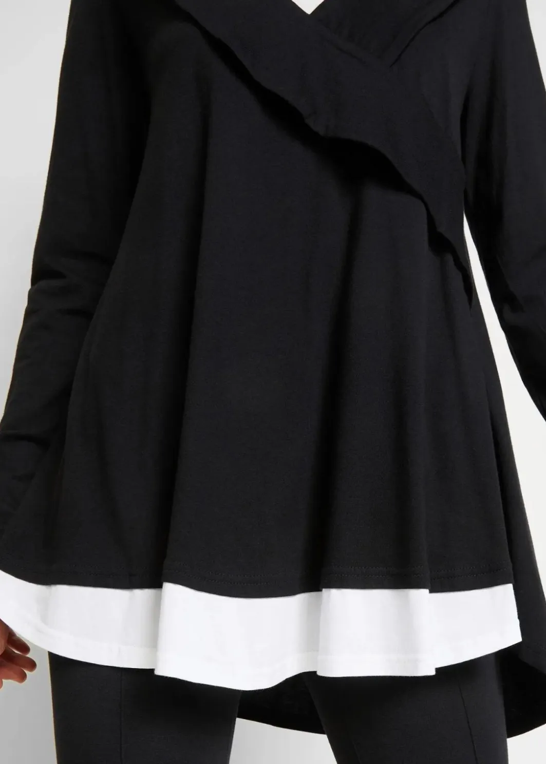 Damen bonprix Shirts & Tops|Nachhaltigere Materialien|Tunika-Shirt aus Baumwoll-Viskose-Mix