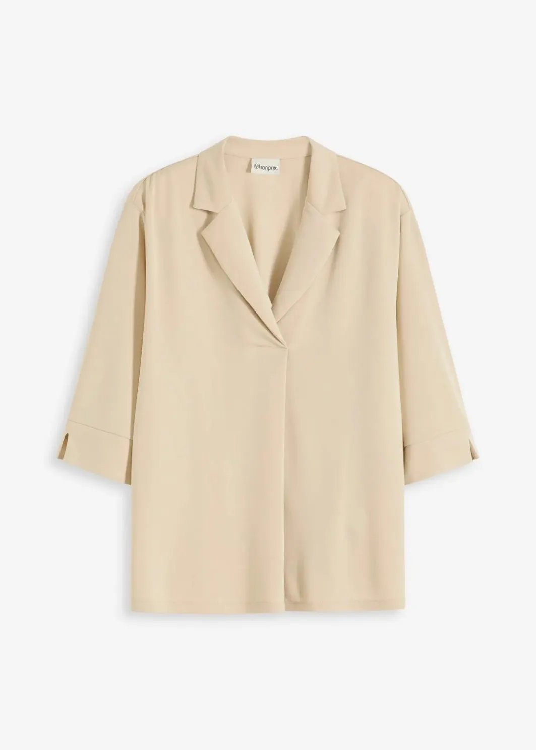 New Tunika-Shirt aus fließendem Viskose-Piqué Damen Shirts & Tops