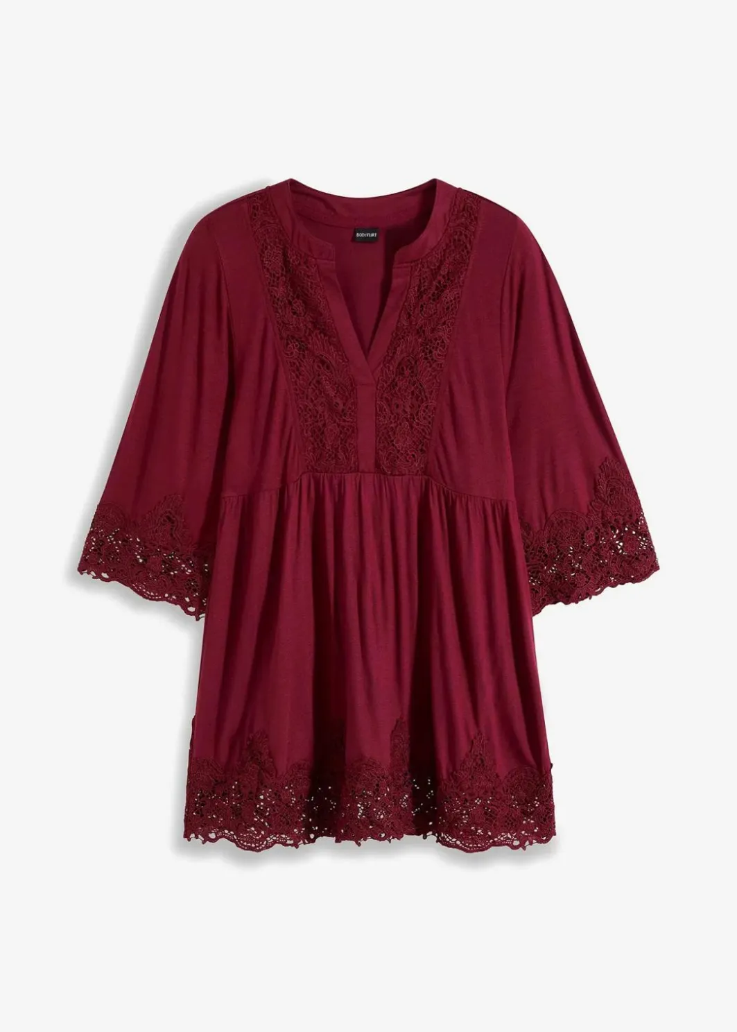 Damen bonprix Shirts & Tops|Nachhaltigere Materialien|Tunika-Shirt aus Viskose