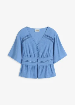 Tunika-Shirt mit Spitze Damen Shirts & Tops