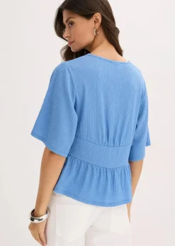 Tunika-Shirt mit Spitze Damen Shirts & Tops