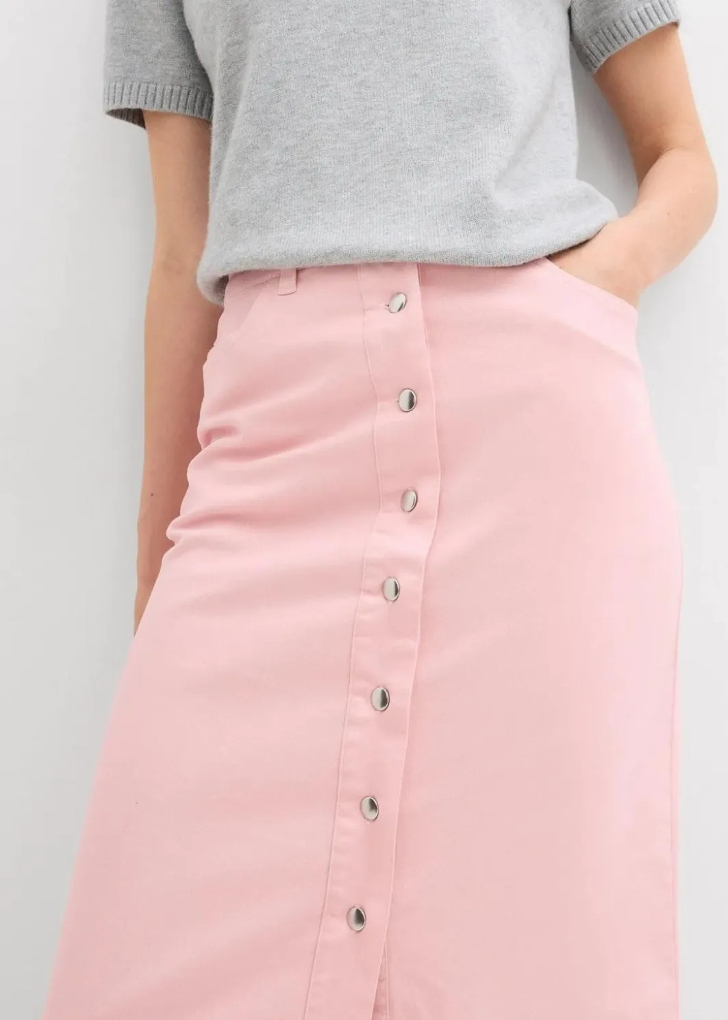 Best Twill Midirock Damen Röcke|Bekleidung·Sportbekleidung